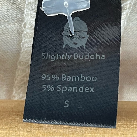 Slightly Buddha Bamboo Flow Tank ~ Lotus Woman’s Sz S Yoga Tank Top Boho Hippie - Picture 5 of 8